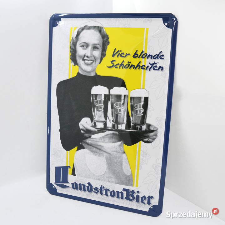 Tablica reklamowa LandskronBier Niemcy lata 90 Warszawa