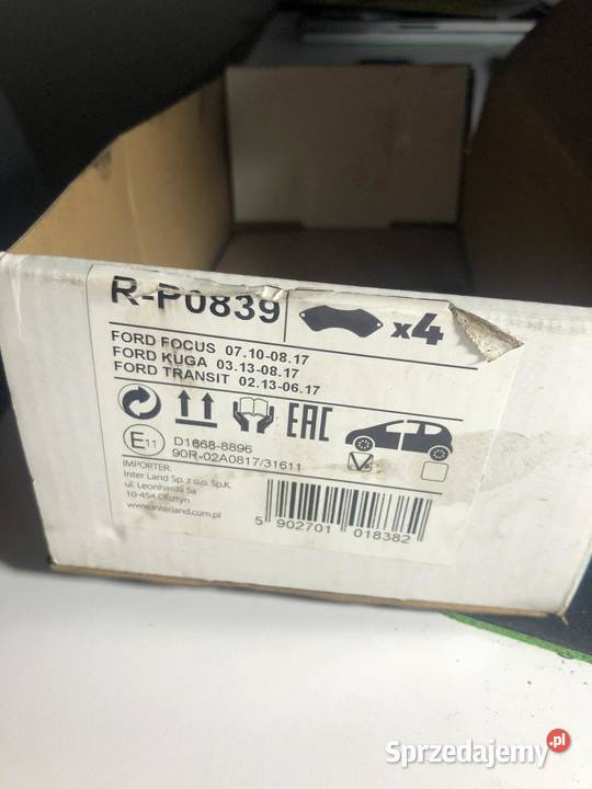 nowe Klocki hamulcowe Rap ford transit kuga Klocki hamulcowe