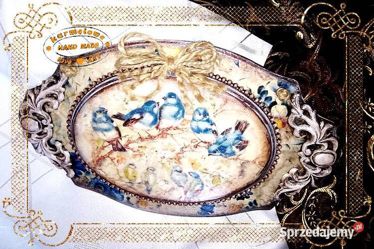 Obrazek panel Vintage decoupage handmade