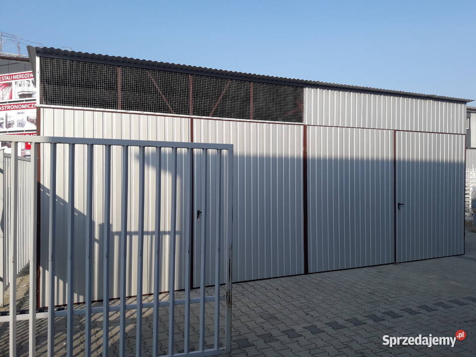 Garaż blaszany 8x6 Hala Garaże Blaszane Wiaty Bełchatów sprzedam