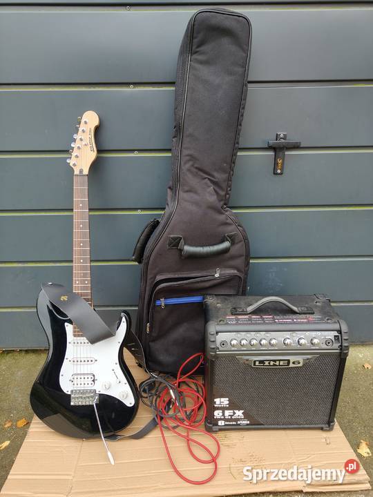 Zestaw Gitara elektryczna Yamaha EG 012 piecyk Aleksandrów Łódzki