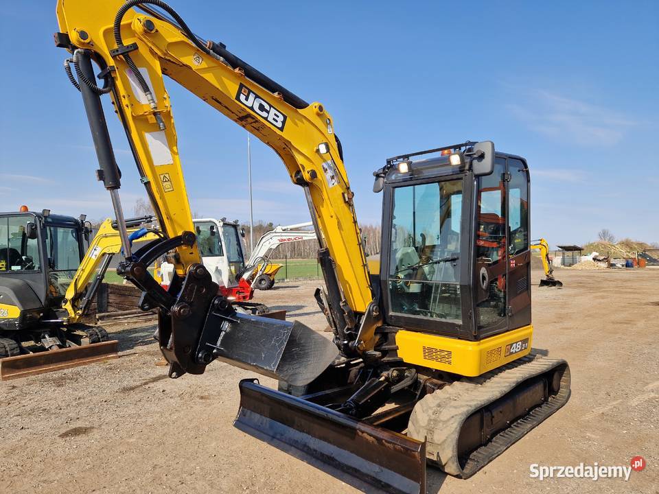 Minikoparka JCB 48z1 2017r 3500mtg hydrauliczne Rok produkcji 2017 Ryżki sprzedam