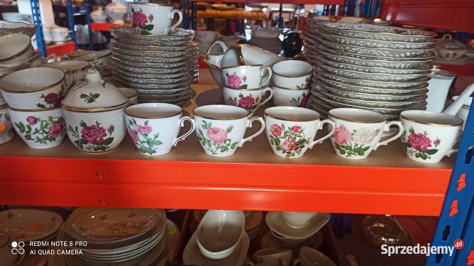 Filiżankę z różą
Schumann Arzberg Germany Porcelana i szkło pomorskie Gdańsk