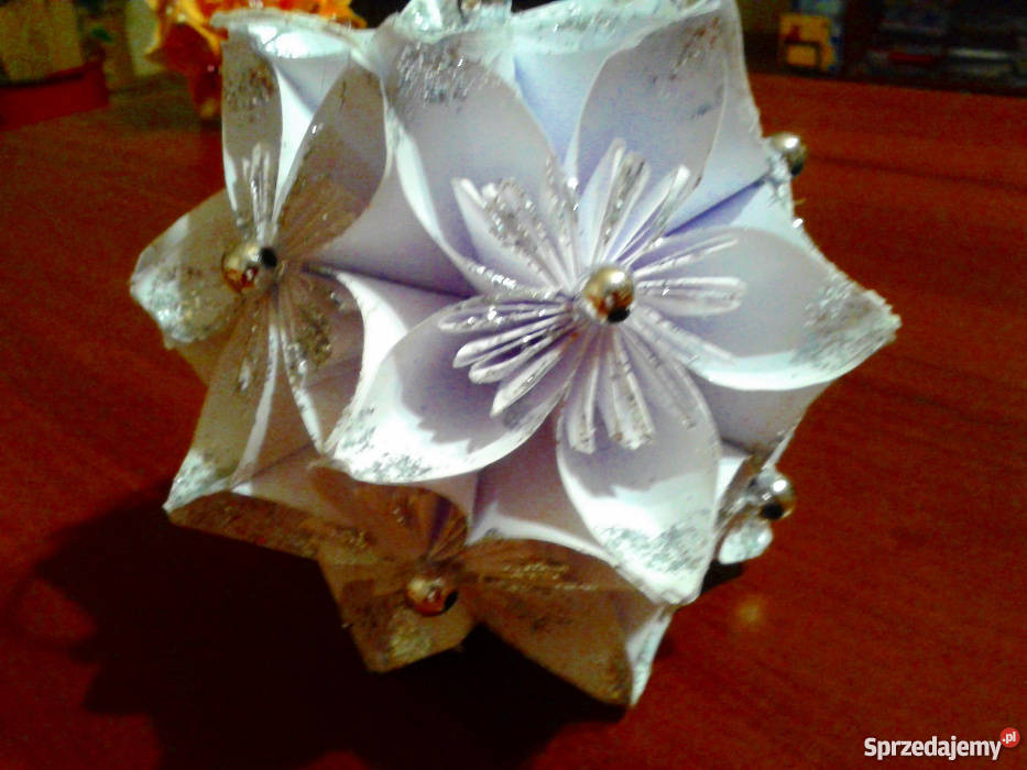 Bombki z papieru ozdoba choinki stroików Bielsko-Biała