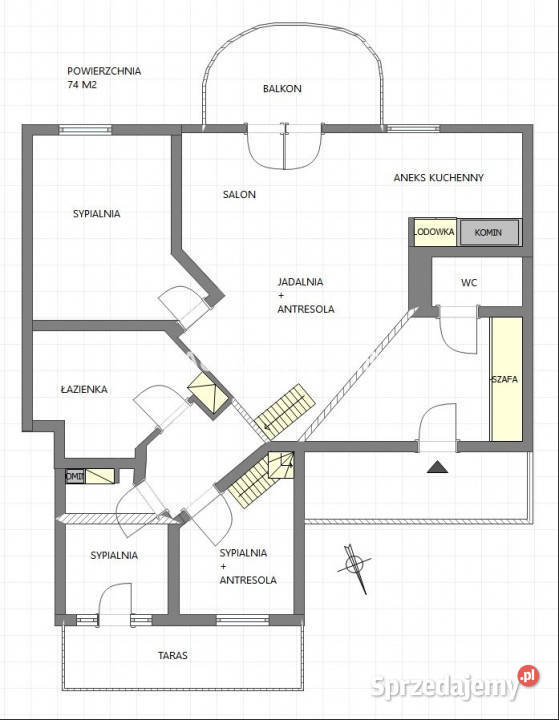 Sprzedam mieszkanie Kraków 104m2 6 pokoi