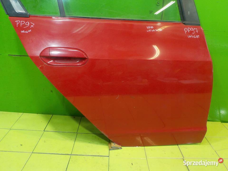 HONDA INSIGHT II 13 IMA 11r 5D drzwi prawe tyl osobowe mazowieckie Suków