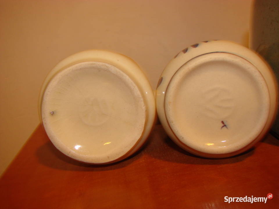 Bolesłąwiec fajansowy dzbanek wazonik pomorskie Pruszcz Gdański