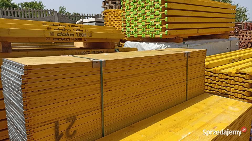 Stemple budowlane Podpory stropowe Szalunek Materiały budowlane łódzkie Skierniewice sprzedam