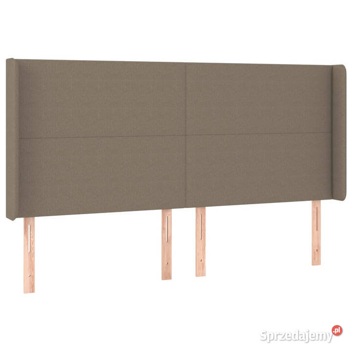 Zagłówek uszak taupe 203x16x118128 tkanina Warszawa