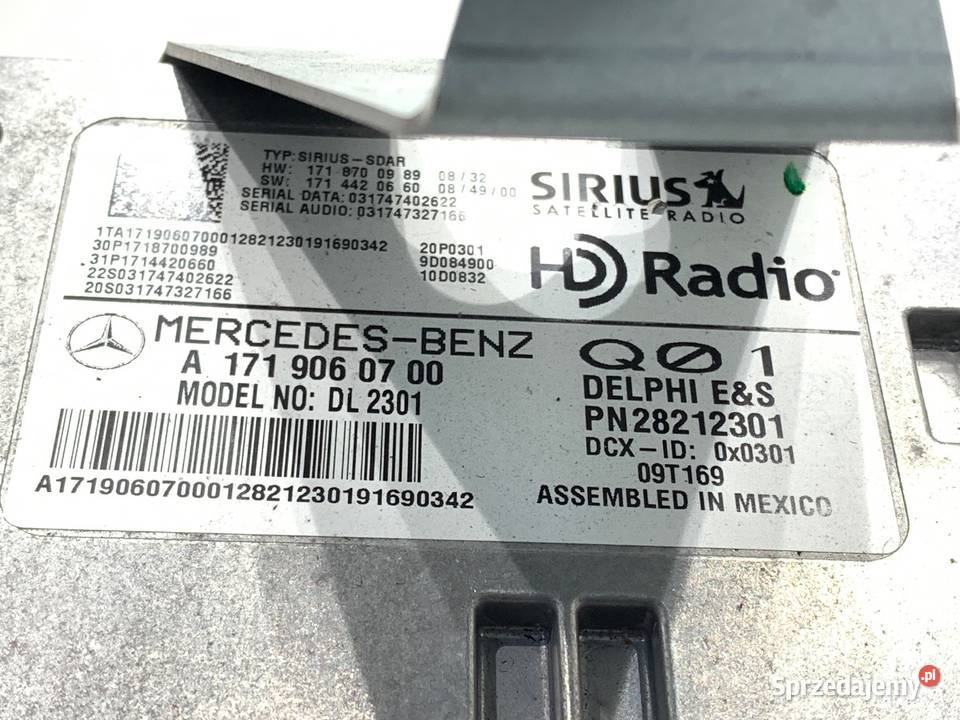 TUNER RADIA MERCEDES W221 A1719060700 0513 podkarpackie