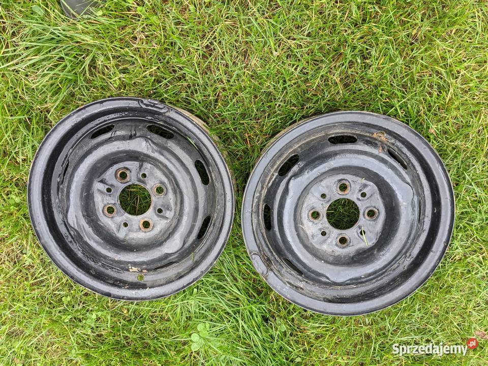 Fiat 125p felgi z noskiem 13x4x98 45 J cala stalowe Koła i felgi Stalowa Wola