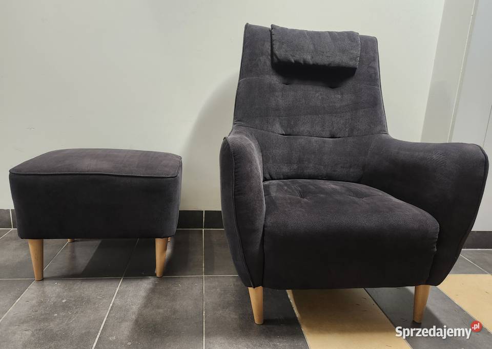 fotel z podnóżkiem agata meble Warszawa