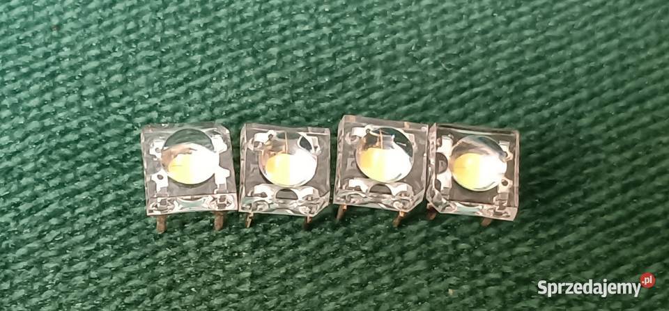 Dioda led biały zimny flux 10sztuk Części i akcesoria Zbylitowska Góra