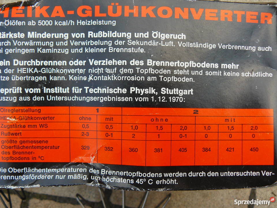 Okazja Sprzedam Niemiecki Piecyk na Olej Opałowy dolnośląskie Strzelin sprzedam