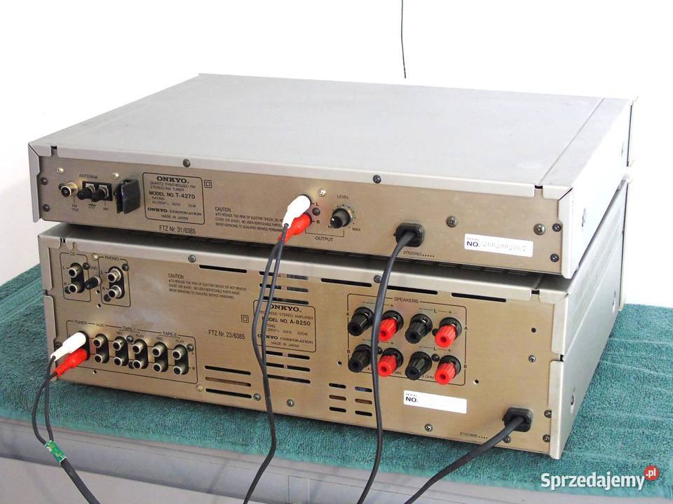 Wzmacniacz i Tuner Onkyo Integra sprawne Vintage Audio