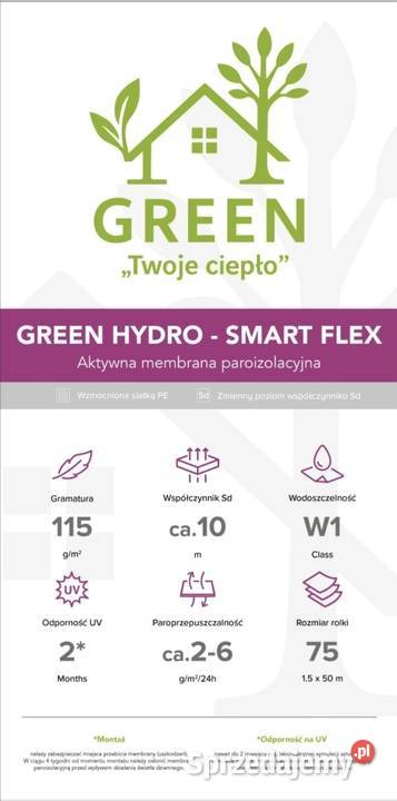 Membran GREEN AREO SHIELD PRO 155g Pancerna Platerów