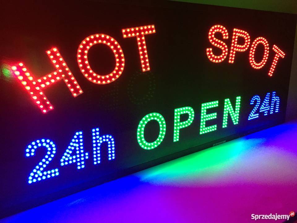 LED reklama szyld diodowy 100x40 zewnętrzna NOWA