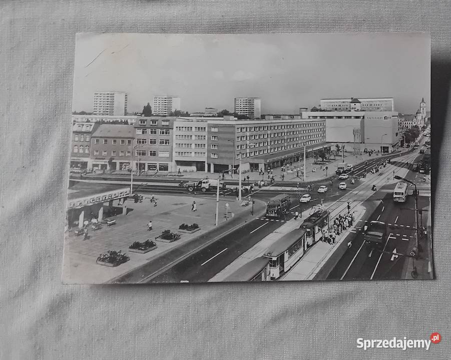 Pocztówka Dessau Wilhelm Pieck Strasse lata 70e