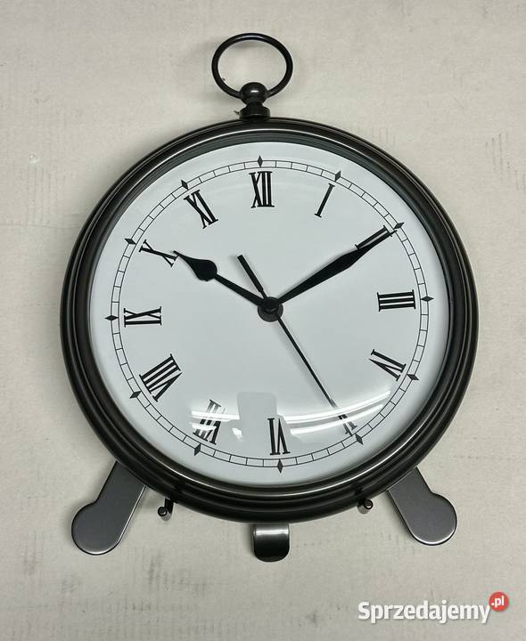 Zegar kominkowy metalowy