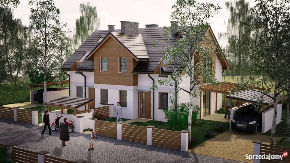 Dom w Zabudowie Bliźniaczej Brzezie Gm Zabierzów
