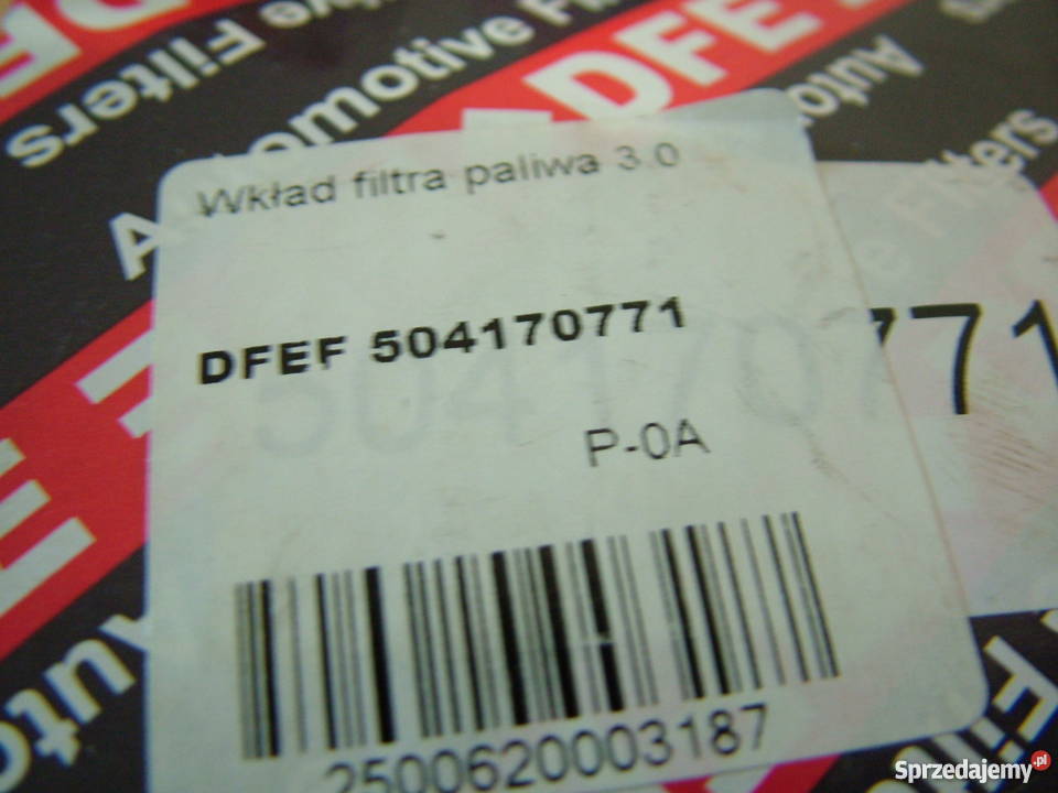 Iveco Daily 30 Filtr Paliwa DFEF 504170771 Turek