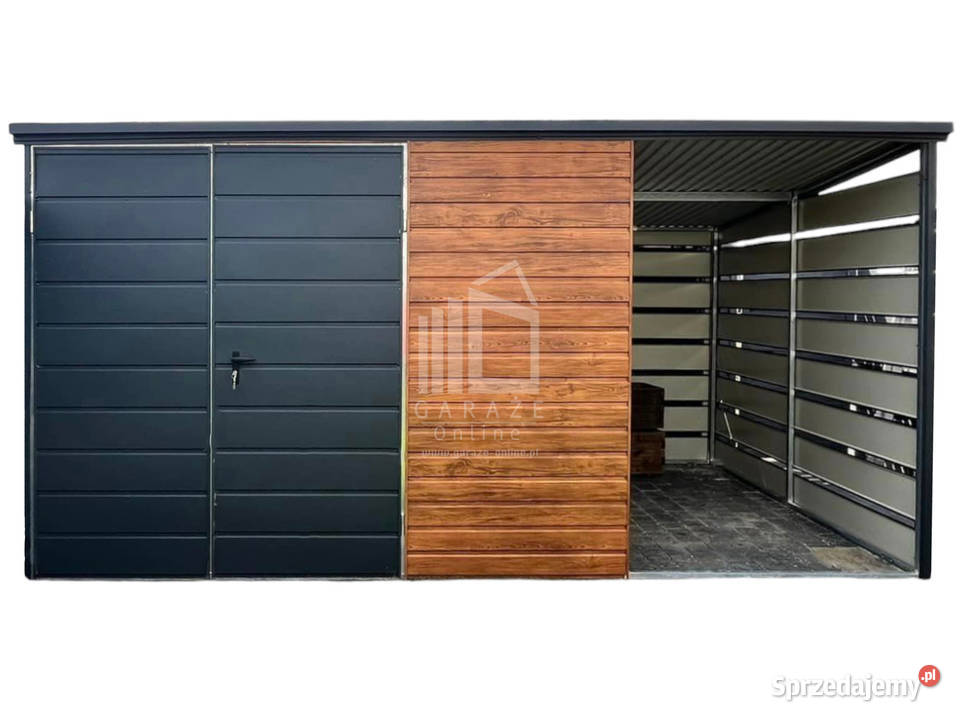 Schowek Domek Ogrodowy 3x3m wiata 15x3 Brama