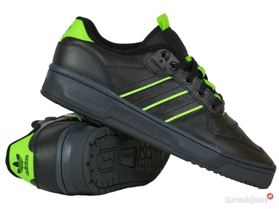 Adidas Rivalry Low CZARNO ZIELONE r 445 ok 285 Kraków