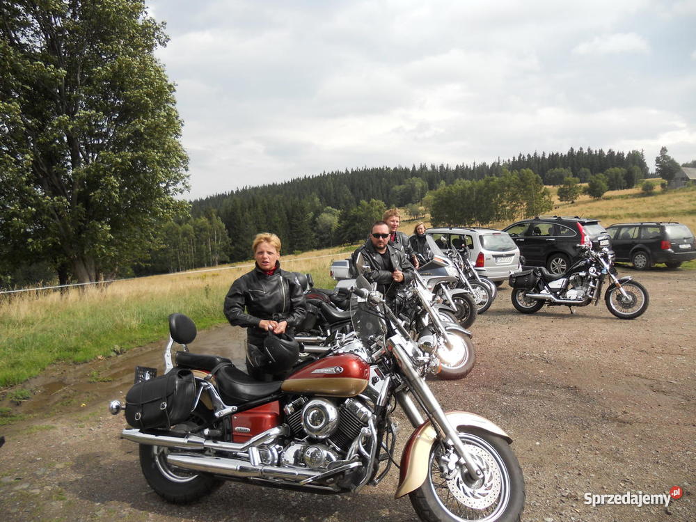 Yamaha Drag Star motocyklisty Słomniki