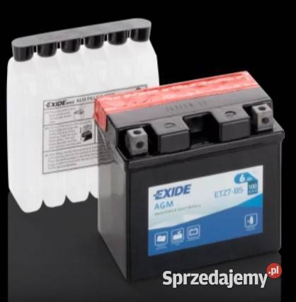 Akumulator motocyklowy EXIDE ETZ7BS YTZ7BS 12V sprzedam