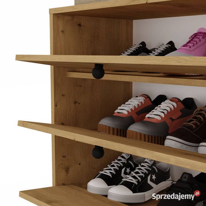 Szafka Na Buty LOKA DĄB ARTISAN 4 Drzwi Uchylne