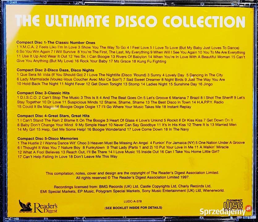 Super Składankę Disco Album 5 Płytowy CD 5CD śląskie Katowice sprzedam