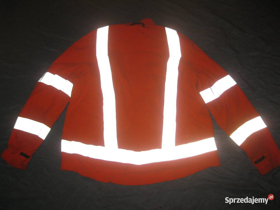Ciepły polar widoczny odblaskowy orange BP Żary sprzedam