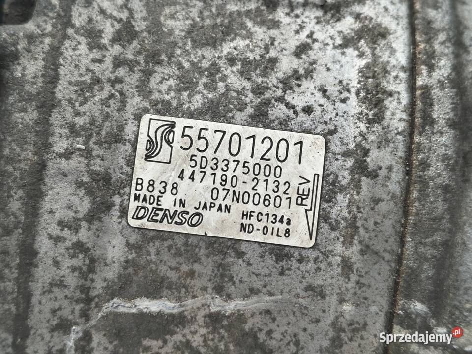 SPRĘŻARKA KLIMATYZACJI Suzuki SX4 20 DDiS osobowe Kompresory klimatyzacji Chełm