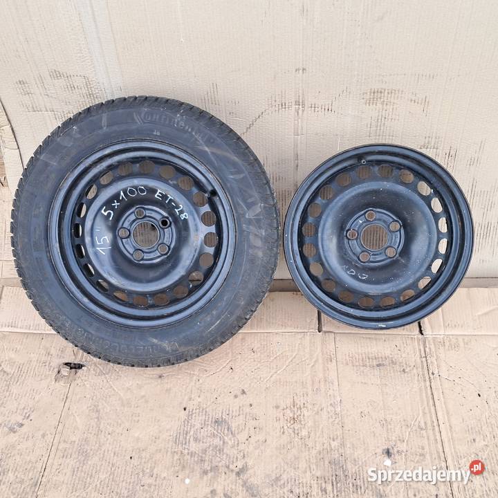 Felgi Opony Koła 15 5 x 100 VW Audi Średnica 15" Zamość