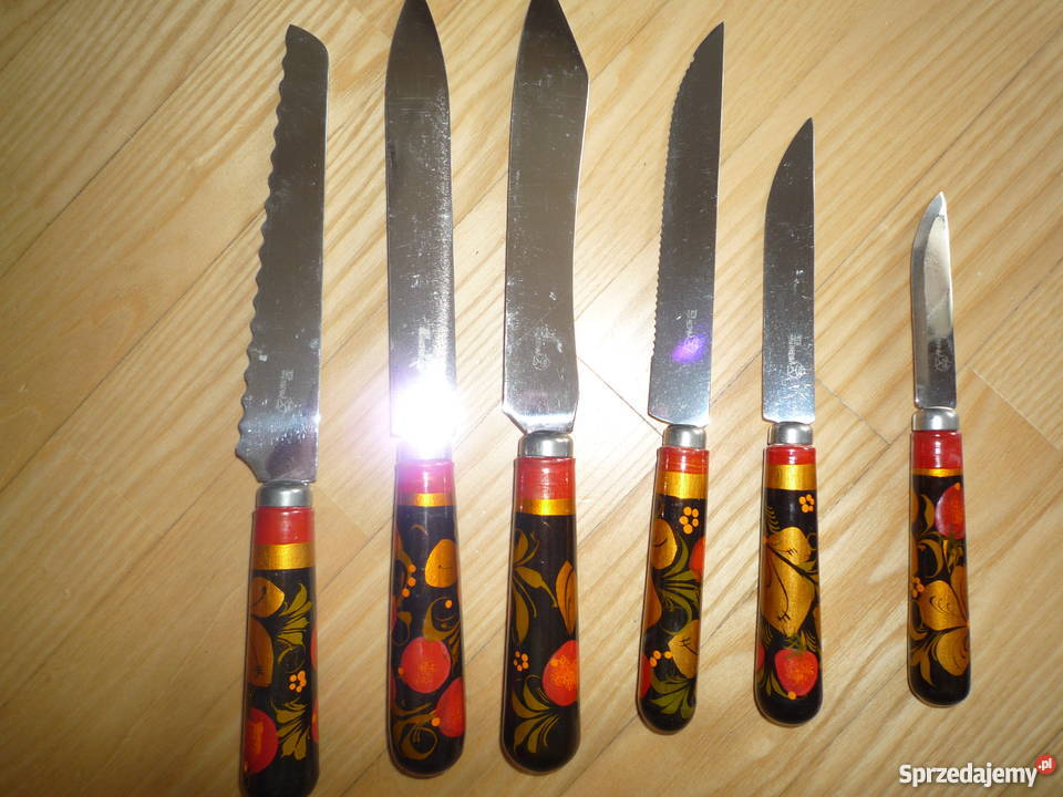 6X zestaw noży 6X zestaw łyżek dekoracyjnych mazowieckie Warszawa