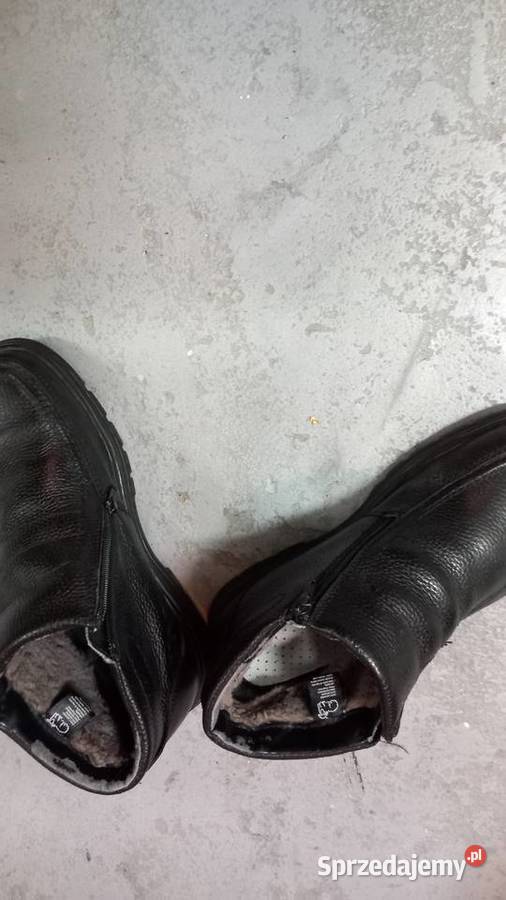 Buty męskie ciepłeczrnena futekurozmiar 42 skóra Pozostałe Warszawa sprzedam