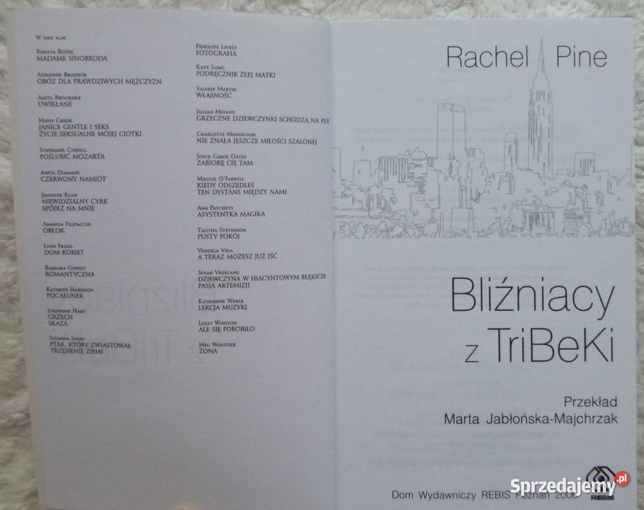 Bliźniacy z TriBeKi Rachel Pine Warszawa