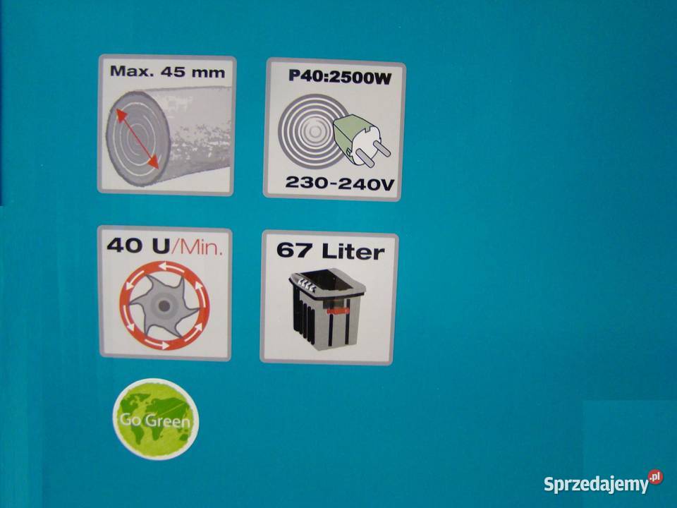 Rozdrabniacz elektryczny do gałęzi MAKITA 2500 W Bielsko-Biała