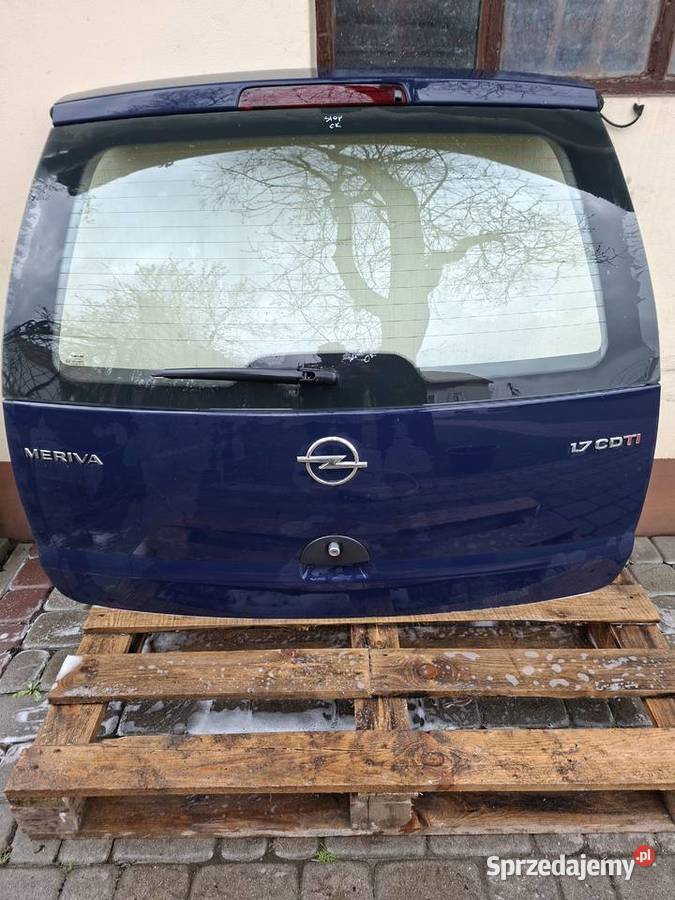 Opel Meriva części kod lakieru Z168 Z163z157