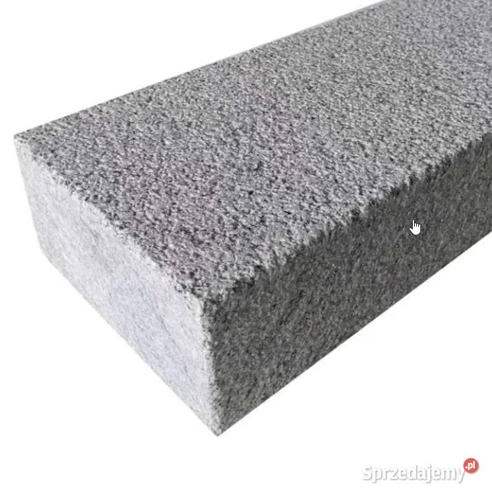 Krawężnik granitowy G6038 płomień 80120x12x25 Kraków