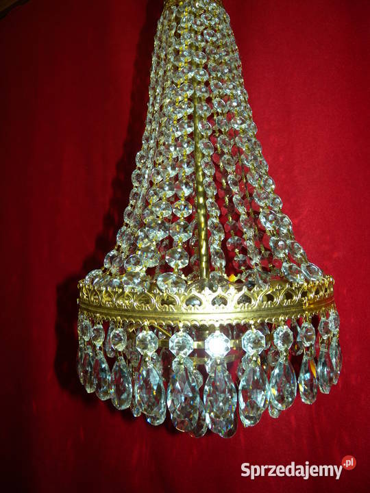 Żyrandol kryształowy Maria Theresa gruszka śląskie Katowice