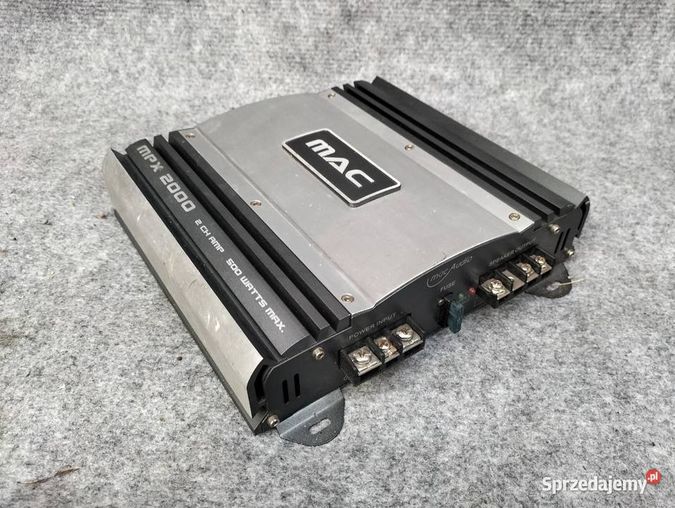 MAC AUDIO MPX 2000 wzmacniacz 500 Watts Leszno