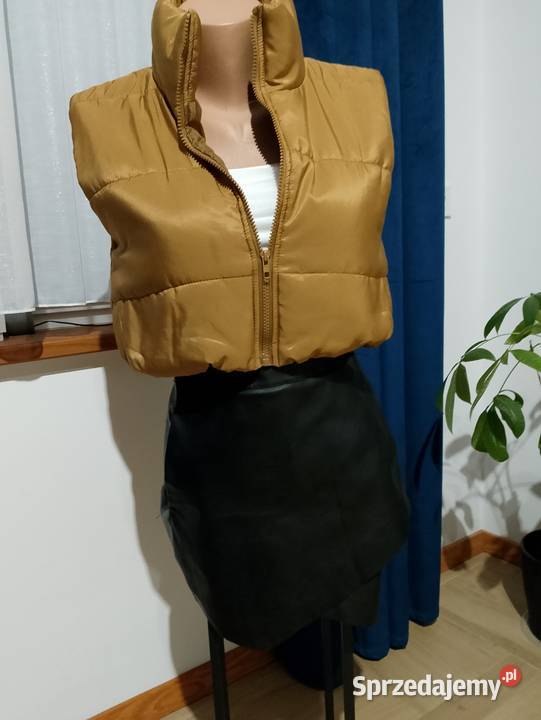 Kamizelka bezrękawnik brąz Kielce