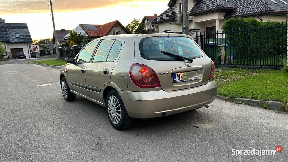 Nissan Almera 15 Benzgaz 170 przebieg klima Pilawa