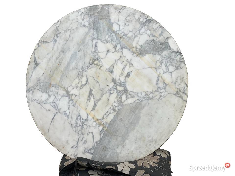 Okrągły blat marmurowy 135 250 mm Gryfice