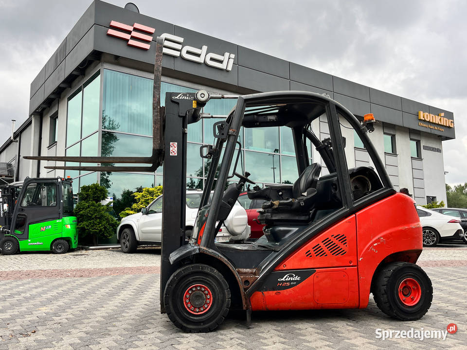 Wózek widłowy Linde H25T02 25 t LPG triplex 471 małopolskie Kęty