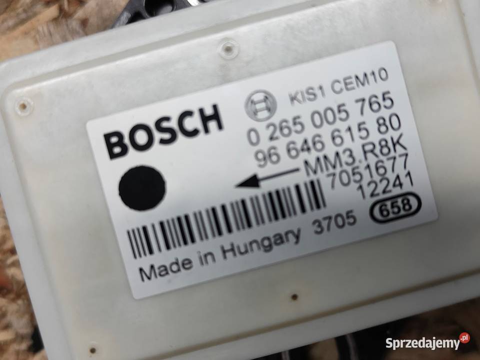 Czujnik Sensor Przyspieszenia Citroen C4 Picasso osobowe wielkopolskie Pleszew
