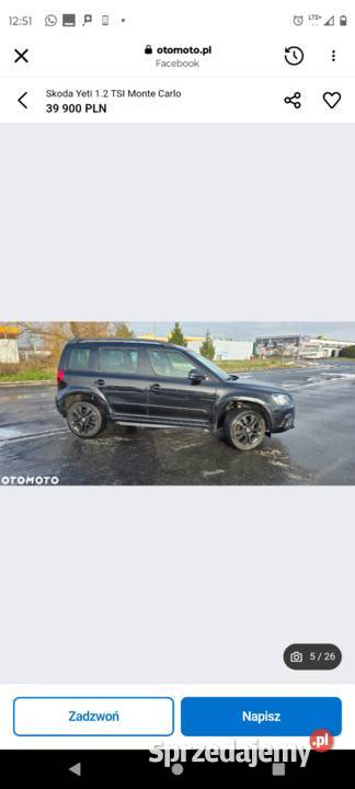 Szkoda Yeti Monte Carlo Koszalin