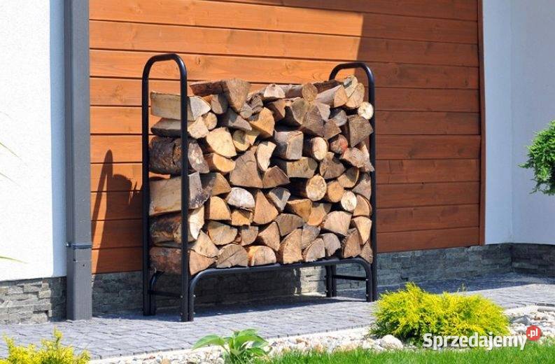 CEDRUS LS15 REGAŁ STOJAK DO DREWNA KOMINKOWEGO Opalenica