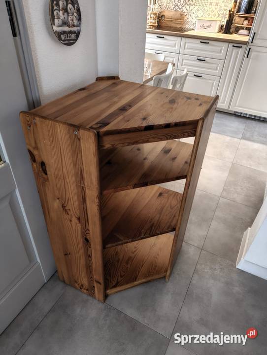 Regał sosnowy narożny dolnośląskie Oleśnica